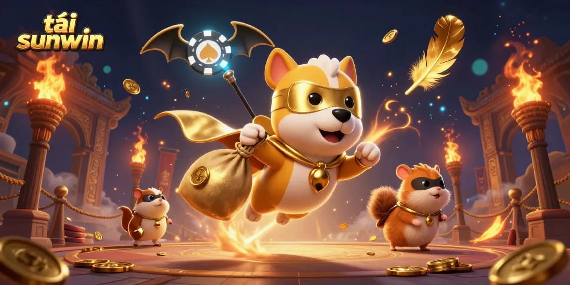 Boost your gaming experience with tải sunwin's virtual adventures featuring a superhero dog and imaginative elements.