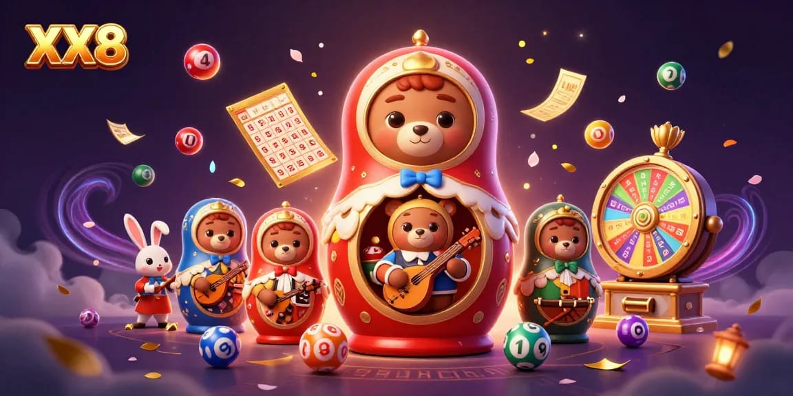 Engage with XX8's vibrant casino experience featuring colorful games and dynamic elements showcasing epic prizes.