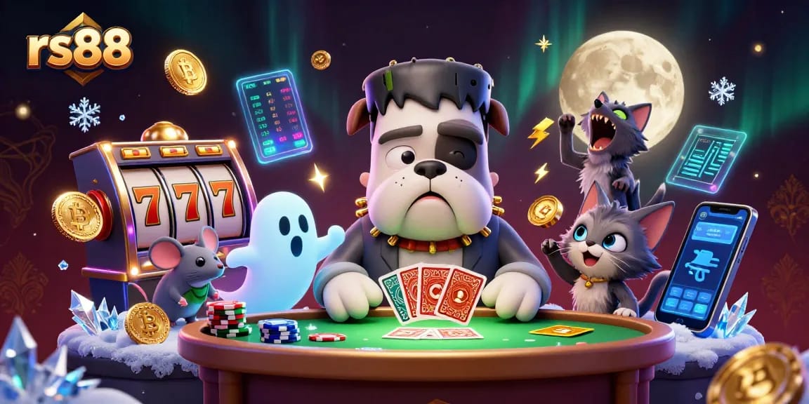 Engage in thrilling gameplay at rs88 featuring slot machines and 3D cartoon characters.