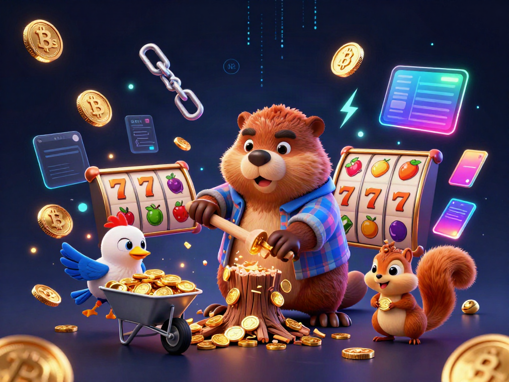Experience the thrill of 8s with a vibrant casino scene featuring gold coins raining down and joyful characters.