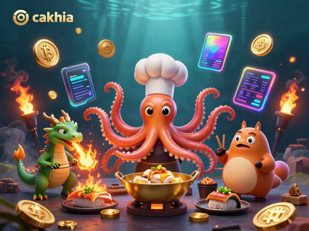 Experience thrilling gameplay with cakhia, where colorful characters and crypto elements create an exciting casino scene.