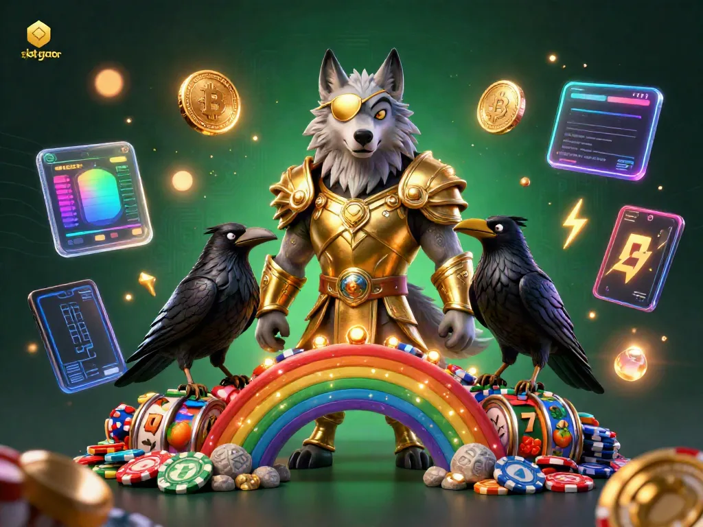 Permainan slot gacor yang menyenangkan dengan karakter Odin dan burung gagak ber armor, jackpot menanti!