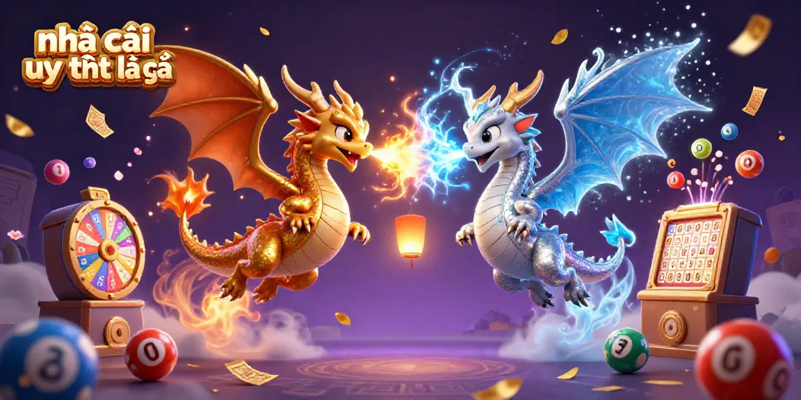 Engage in thrilling gaming with nhà cái uy tín là gì, showcased in a vibrant 3D dragon scene.