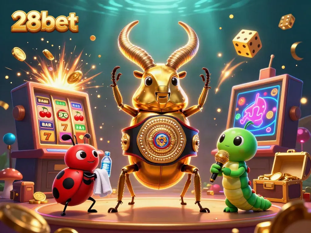 Engage with 28bet's thrilling casino experience featuring dynamic characters and vibrant elements.