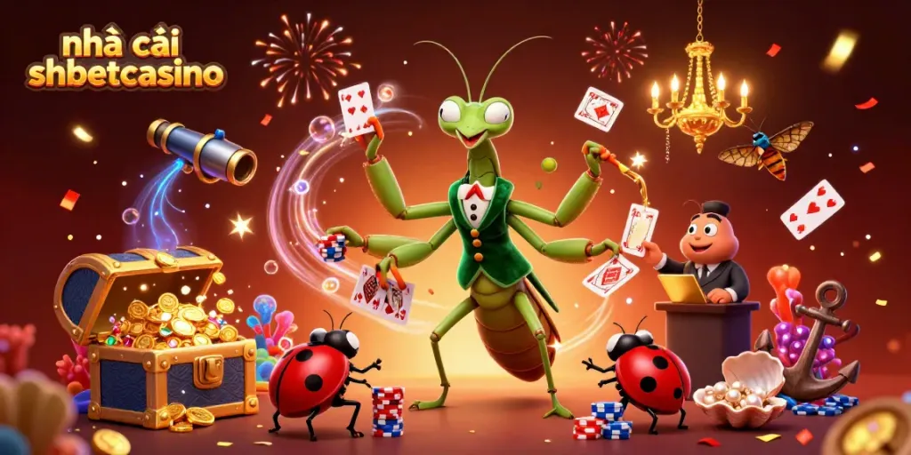 Experience thrilling gameplay at nhà cái shbetcasino with vibrant characters in an energetic casino scene.