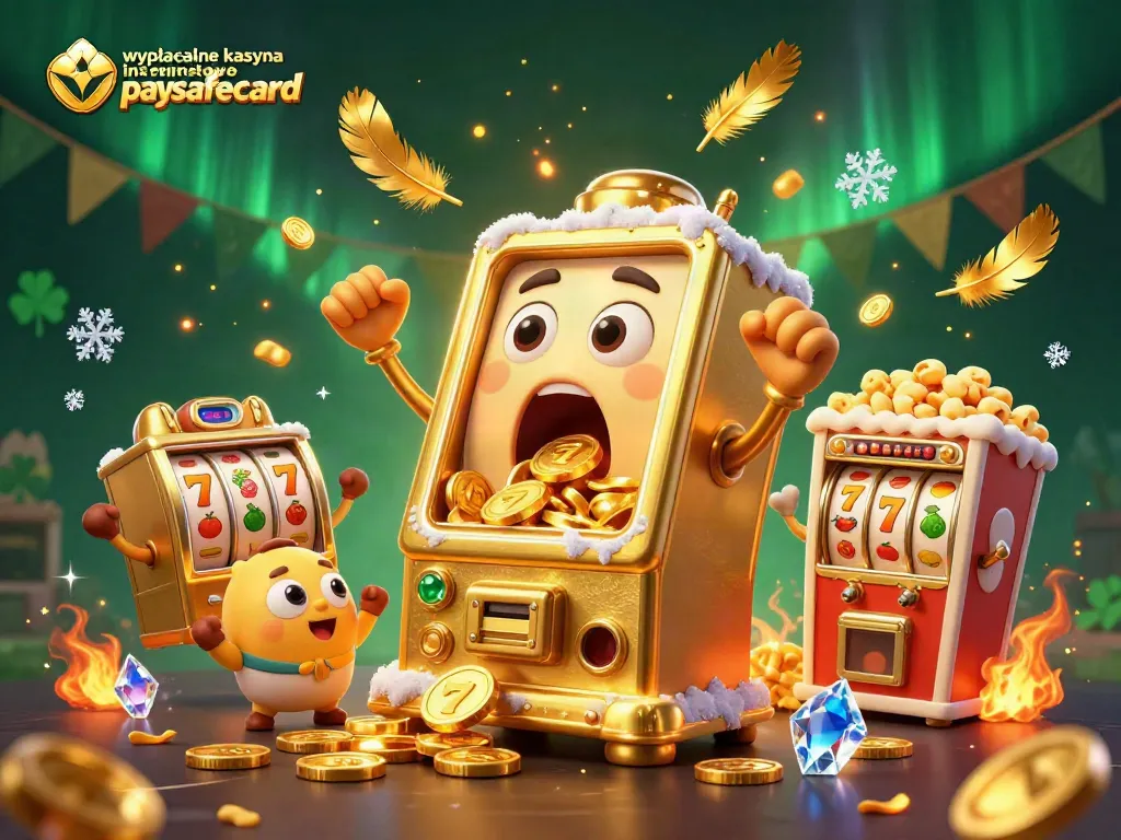 Experience the thrill of winning at wypłacalne kasyna internetowe paysafecard with enchanted slot machines celebrating jackpots.