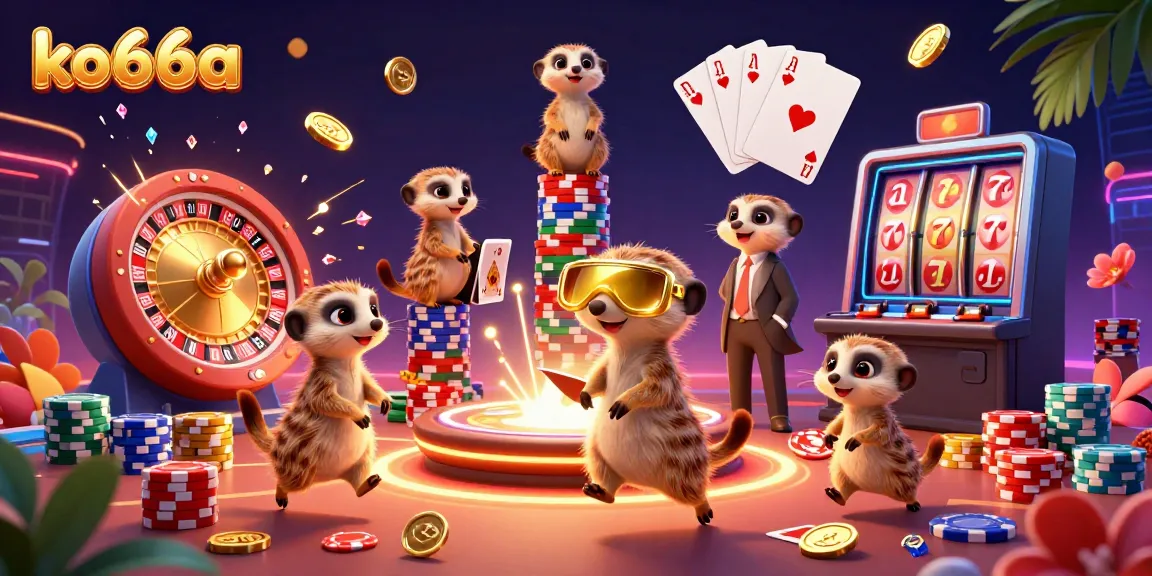 Experience the excitement of ko66a as meerkats run a lively casino filled with sparkling treasures and dynamic games.