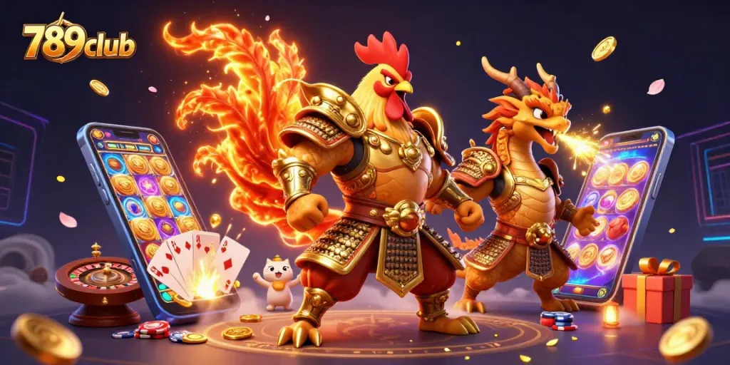 Engage with thrilling gaming action at 789club featuring dynamic characters and vibrant casino elements.