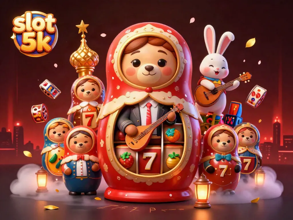 Engage with thrilling slot 5k gameplay featuring whimsical characters in a vibrant casino setting.