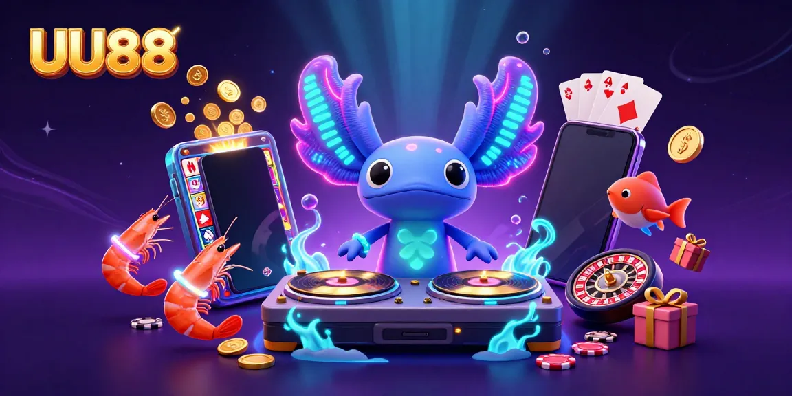 Gain thrilling casino experiences with UU88 through colorful underwater game illustrations.