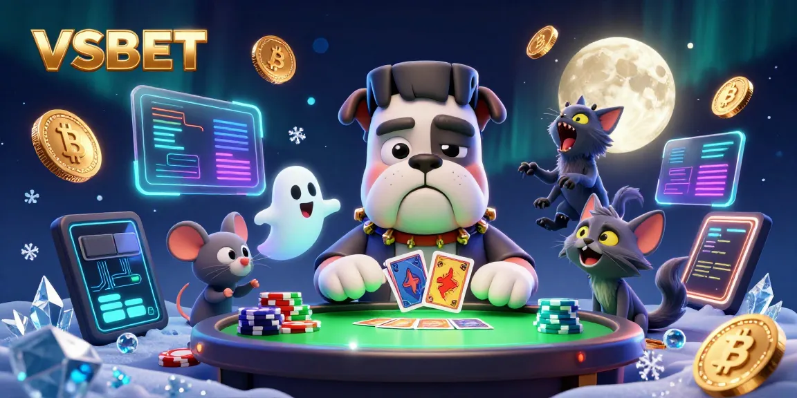 Engage with VSBET's thrilling casino experience featuring vibrant characters and gaming elements.