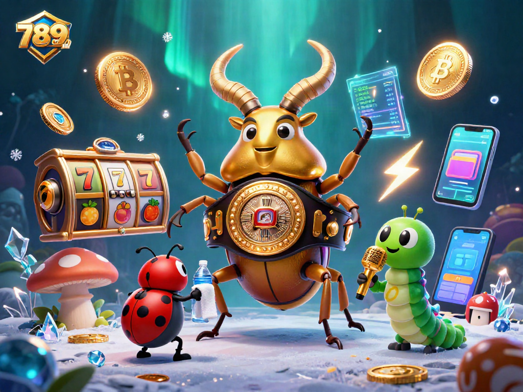 Experience the thrill of 789club's vibrant casino scene with unique characters and exciting gameplay elements.