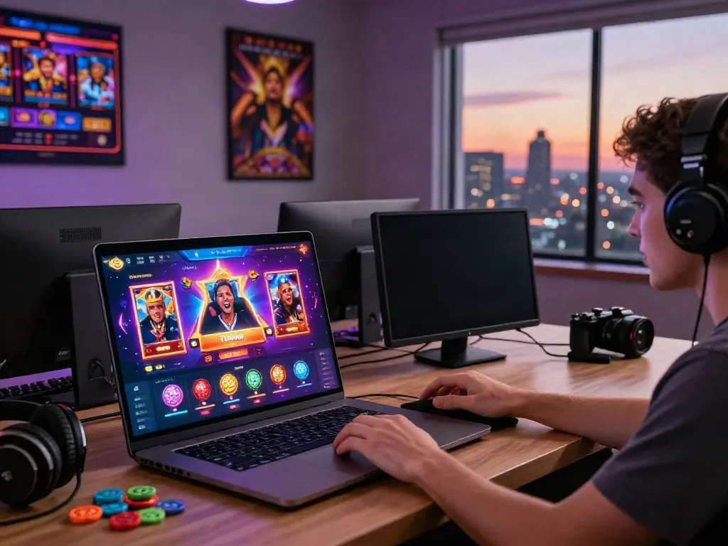 Engaging slot Thailand gaming interface displayed on laptop and smartphone, illustrating an immersive online gaming experience.