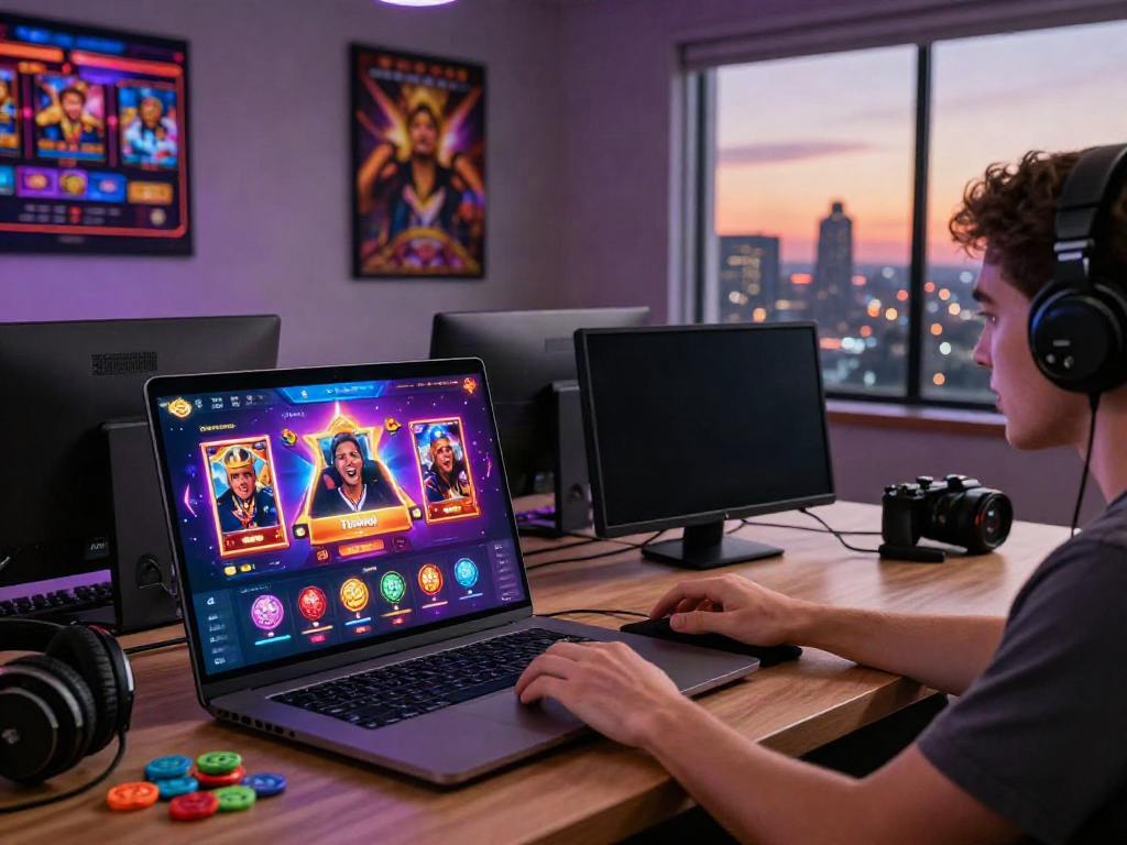 Engaging slot Thailand gaming interface displayed on laptop and smartphone, illustrating an immersive online gaming experience.
