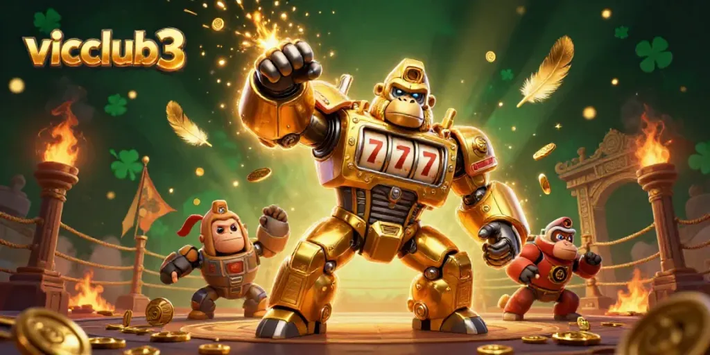 Experience thrilling gameplay at vicclub3 with dynamic casino elements and vibrant characters.