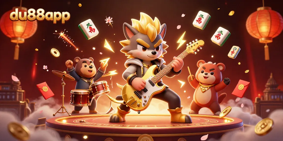 Experience the excitement of gaming at du88app with vibrant characters and rich casino elements.