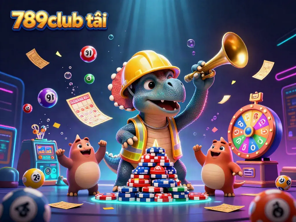 Engage in the excitement of 789club tải with vibrant lottery balls, jackpots, and celebration!