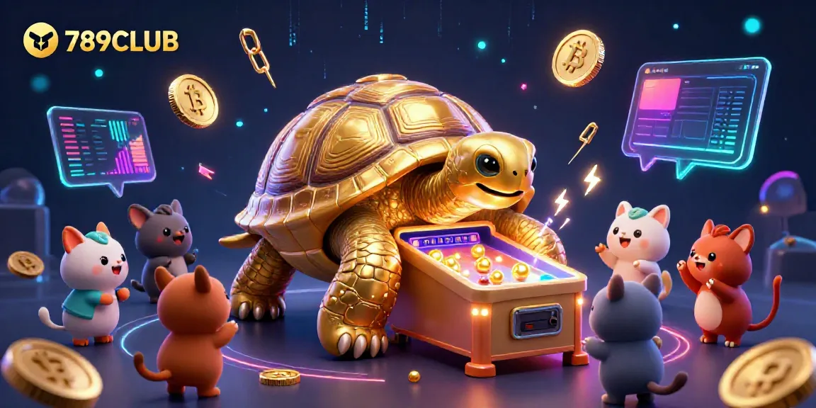 Experience the thrilling world of 789CLUB with lively gaming elements and a fun cartoonish vibe.