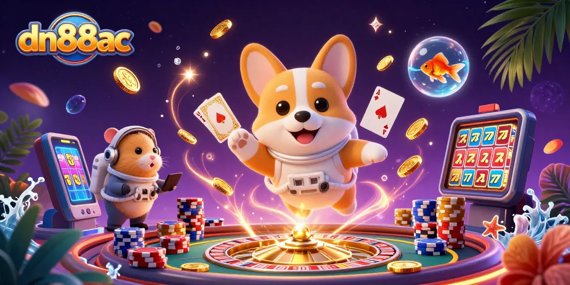 Engage with thrilling casino action at dn88ac featuring a playful scene with festive characters
