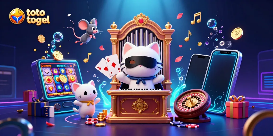 Toto togel mendebarkan dengan kucing hantu dari opera dan mouse akrobat di kasino megah.
