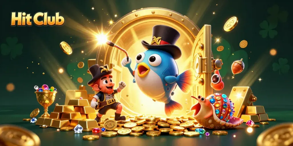 Experience the action at Hit Club with fortune-filled treasures and underwater excitement for gamblers.