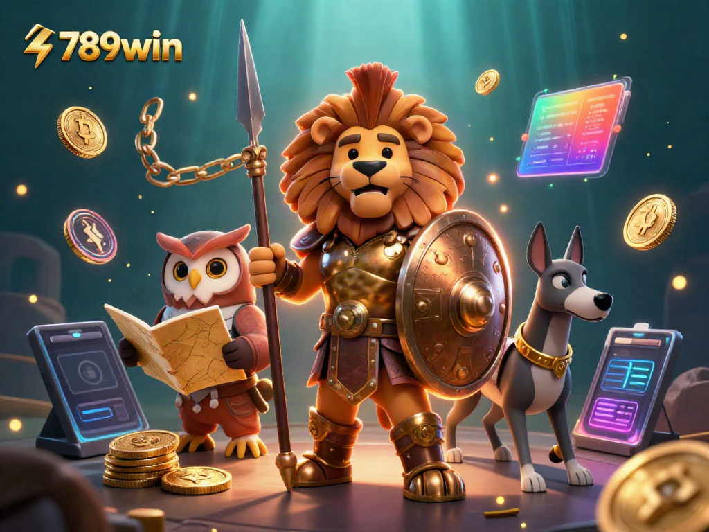 Experience thrilling adventures with 789win as the Spartan lion leads a dynamic casino scene.