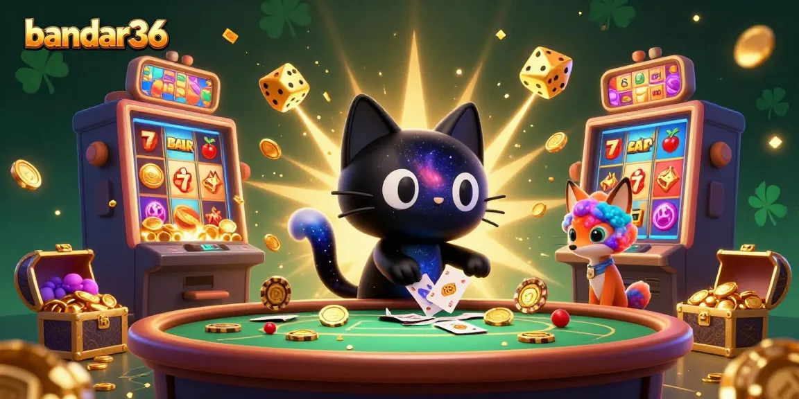 Bermain slot jackpot di bandar36 dengan kucing dan rubah di kasino galaksi menggiurkan