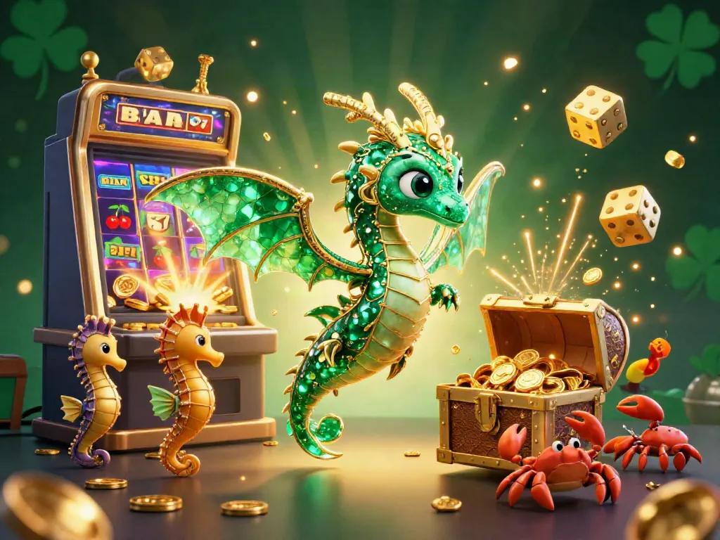 Experience the thrill of LLWIN with a vibrant 3D illustration showcasing exciting casino elements and characters.