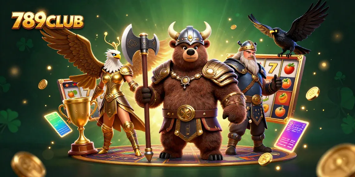 Bet on the winning games at 789CLUB with vibrant characters and rich casino elements.