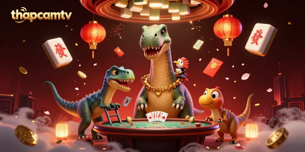 Experience thapcamtv casino excitement with 3D characters and vibrant game elements at play.
