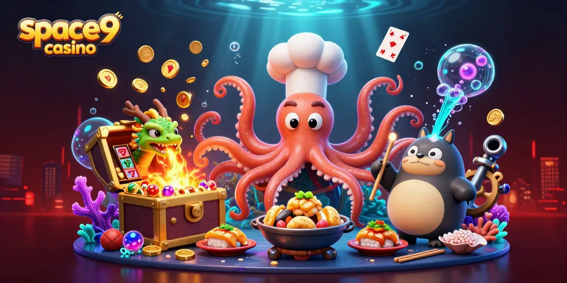 Experience the excitement of space9 casino with vibrant 3D characters and dynamic game elements.