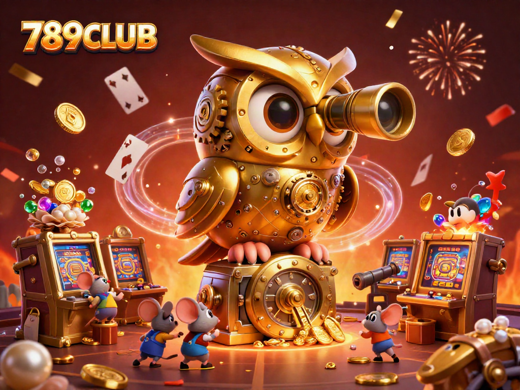 Experience the vibrant world of 789CLUB with dynamic animated elements capturing excitement in the casino.
