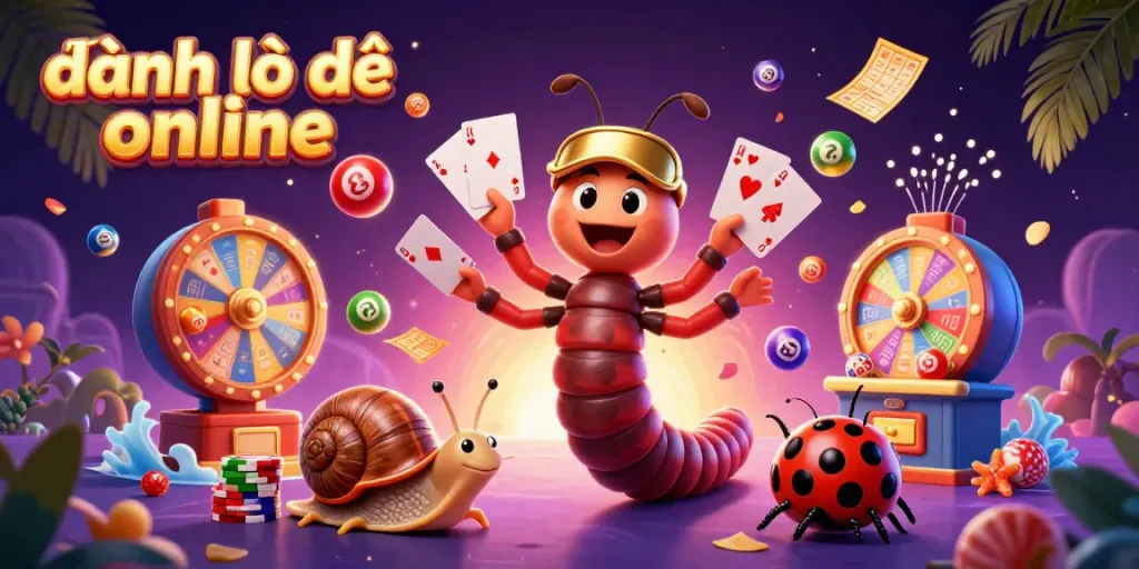 Experience thrilling gameplay with đánh lô đề online, featuring vibrant lottery elements and engaging characters.