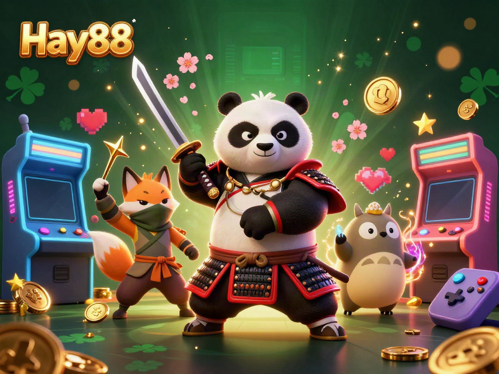 Engage with thrilling action at Hay88, witnessing heroic characters amidst vibrant gaming elements.